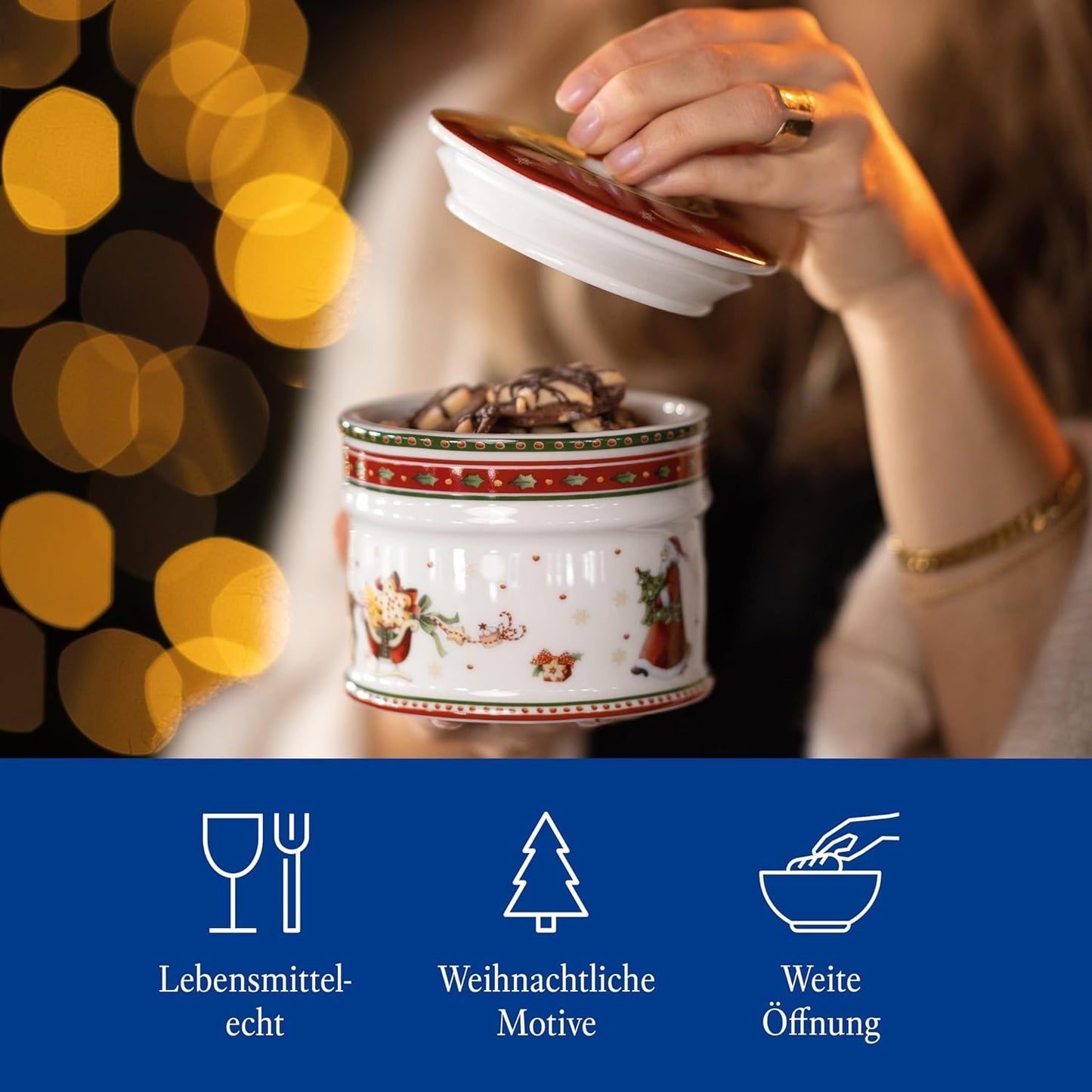 Villeroy & Boch Winter Bakery Delight Plätzchendose aus Porzellan