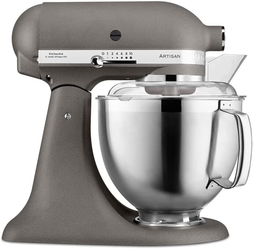Yushkas Lieblings-Küchenmaschine! Kitchenaid Artisan mit 2 Schüsseln und Zubehör aus Edelstahl, 4.8 l