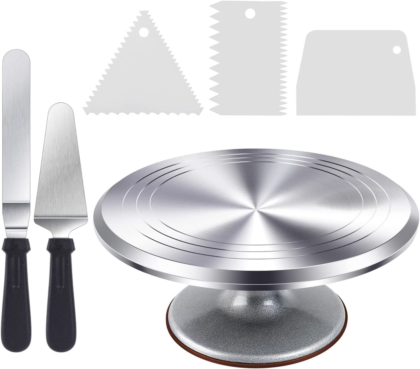 Drehbare Tortenplatte mit Werkzeug – SUGARPRINCESS SHOP