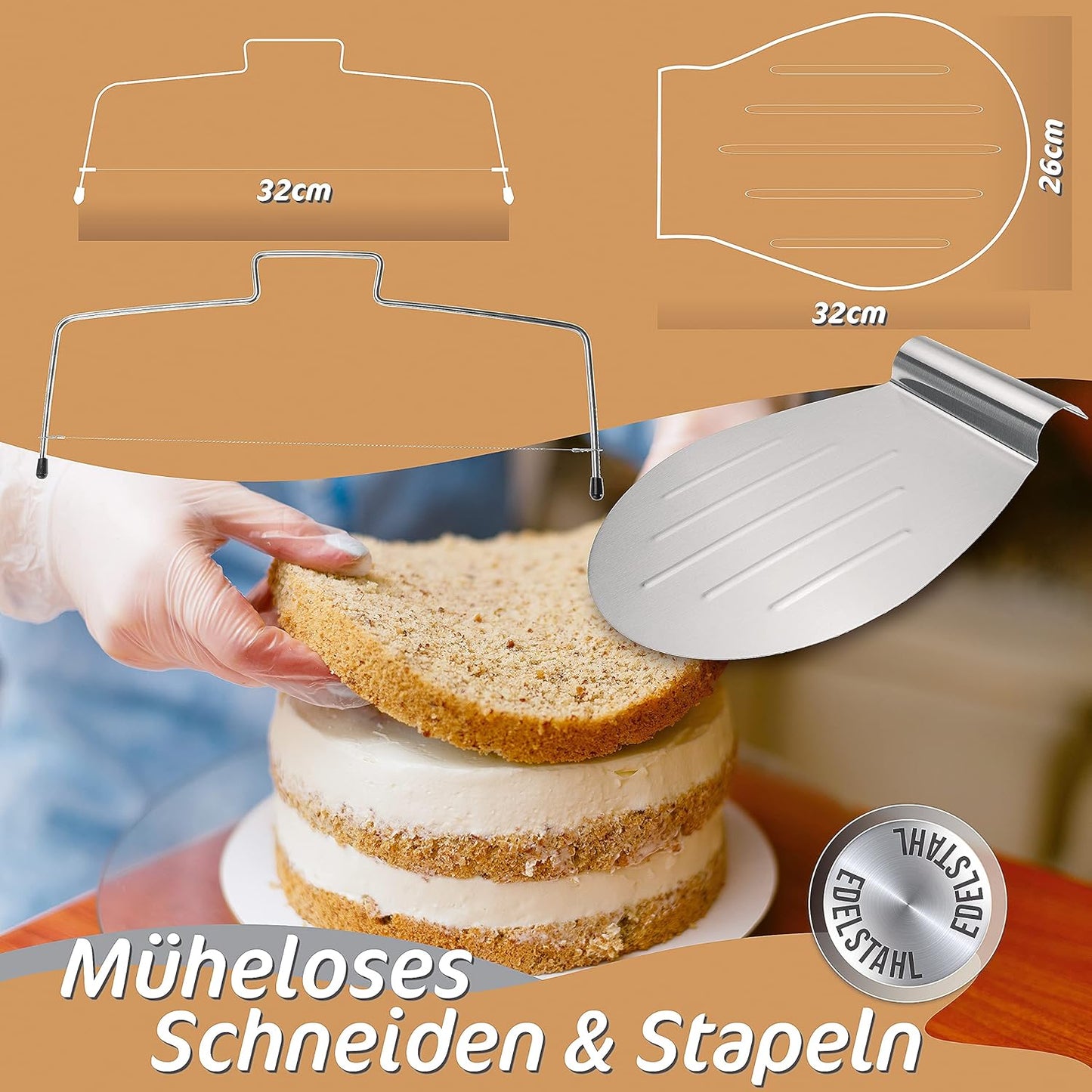 Torten-Zubehör Starter-Set