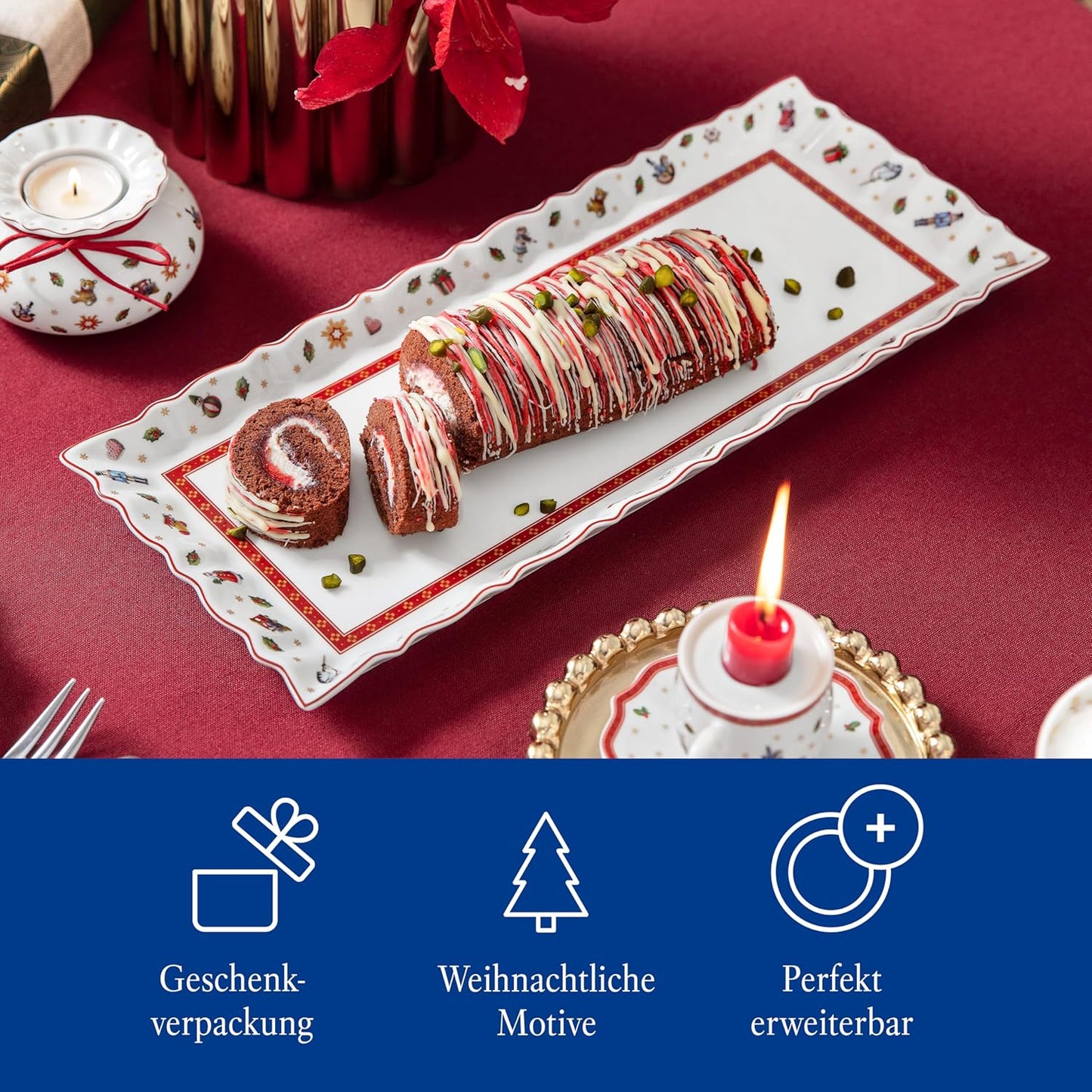 Wunderschöne Villeroy & Boch Toy's Delight Königskuchenplatte