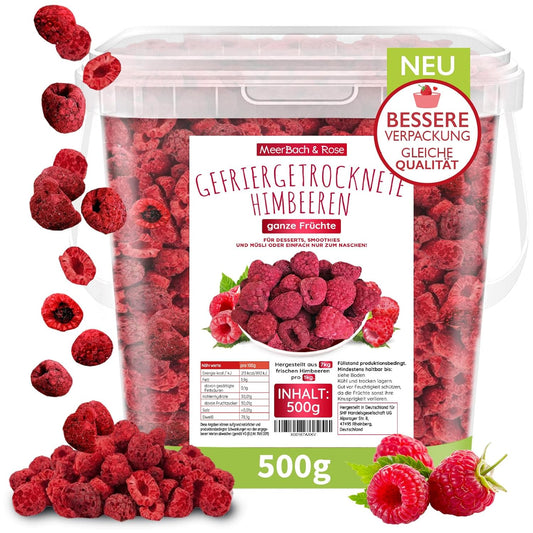 Himbeeren für Backen und Müsli, gefriergetrocknet