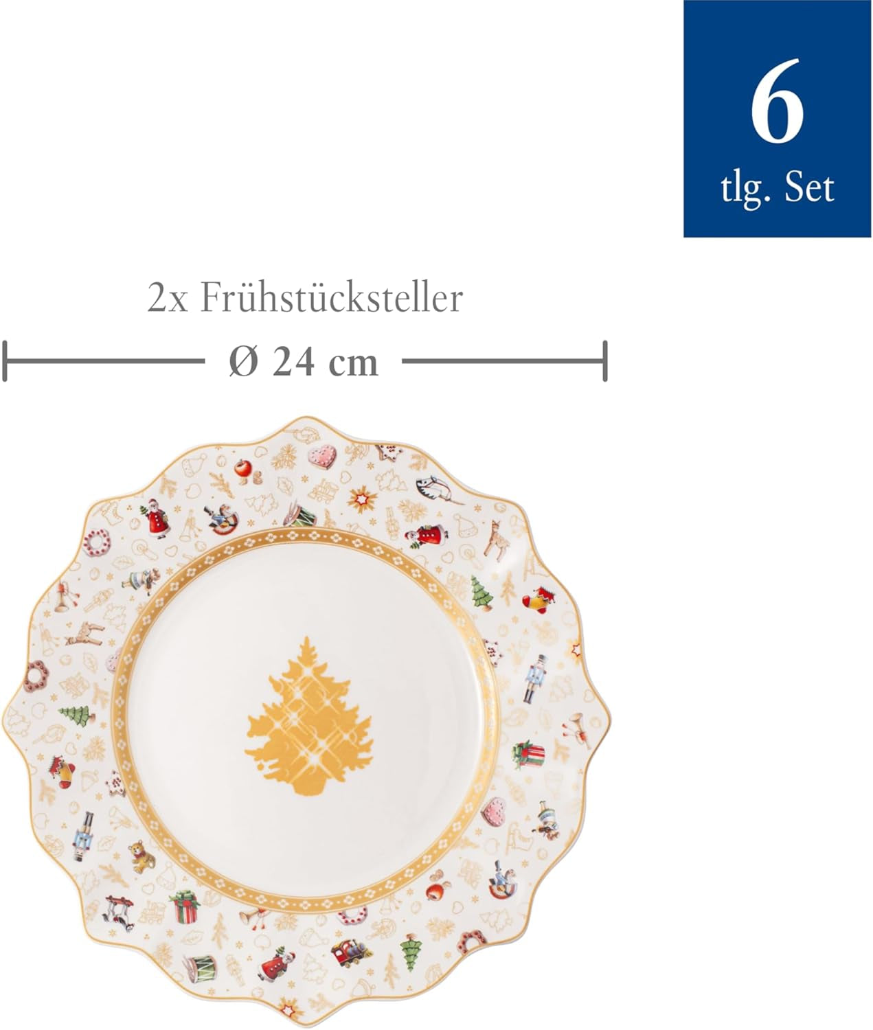 Villeroy & Boch Toy's Delight Frühstücksset für zwei Personen