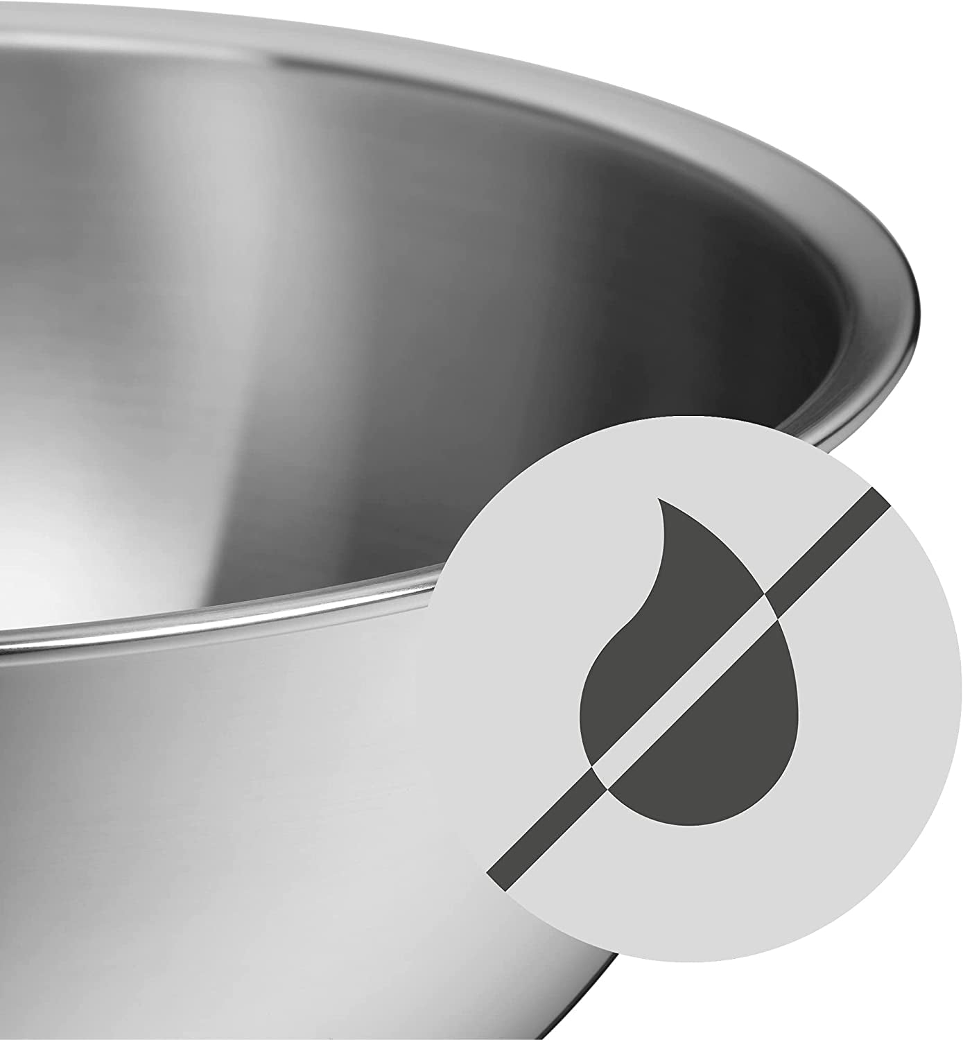 Vierteiliges WMF-Schüsselset aus Edelstahl