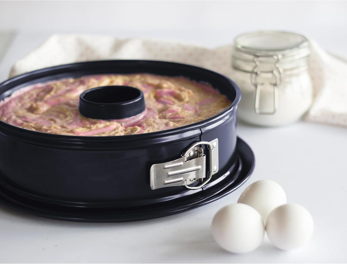 Springform und Rohrboden Set aus Emaille