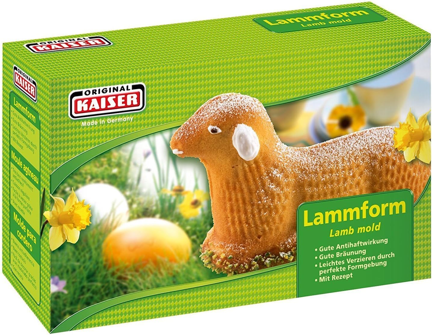 Osterbackformen Lamm und Hase, zweiteiliges Spar-Set