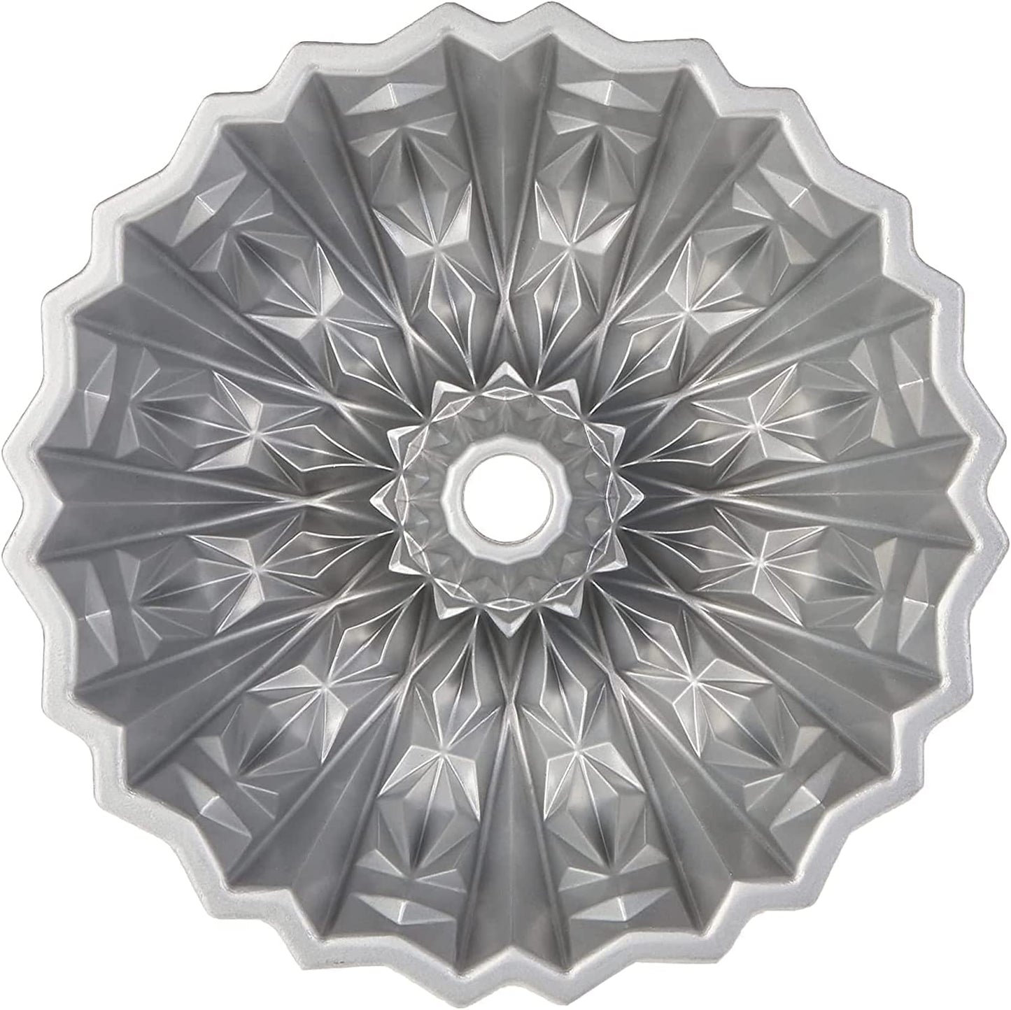 Himmlische Backform Cut Crystal Bundt Aluminium Gold