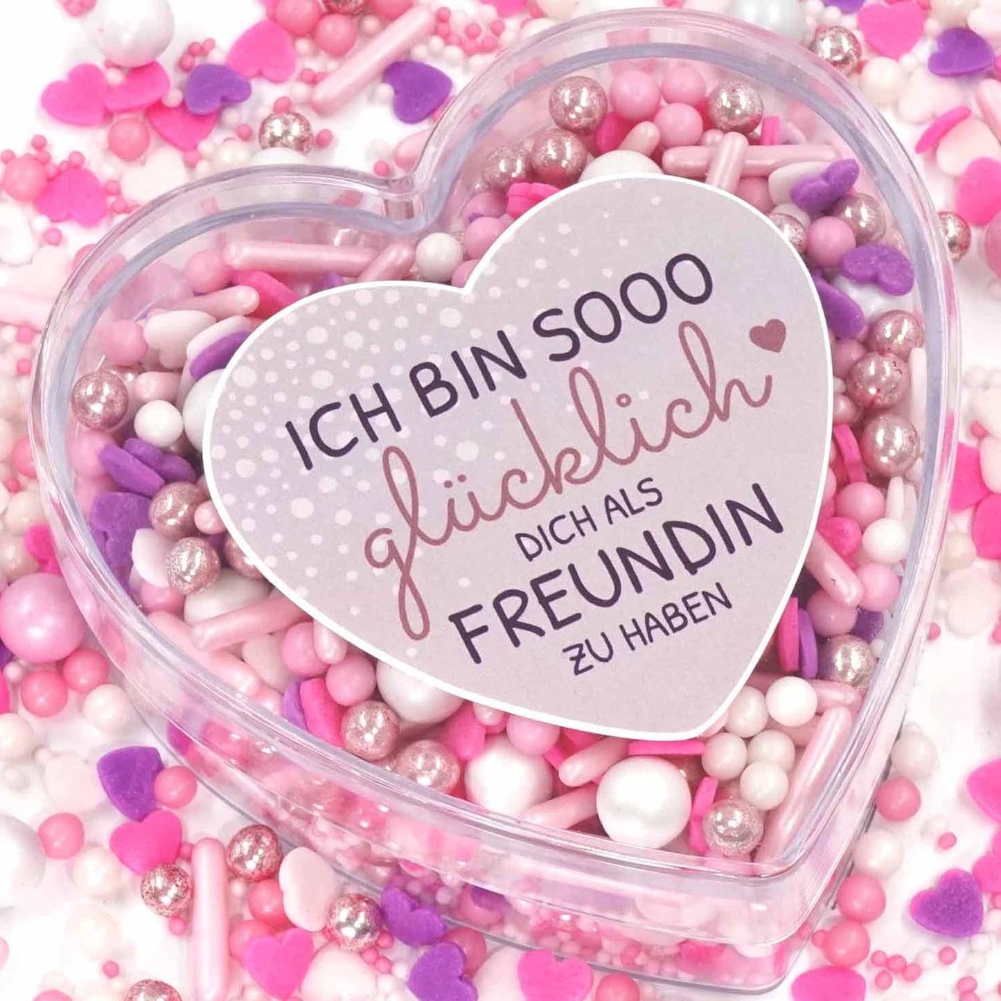Streusel-Mix Dornröschen in Rosa und Weiss
