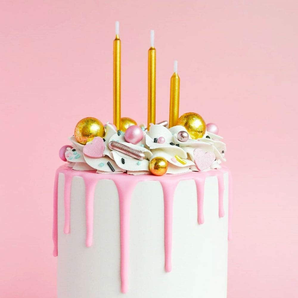 XL Knusperkugeln in Gold für Deine Weihnachtstorte