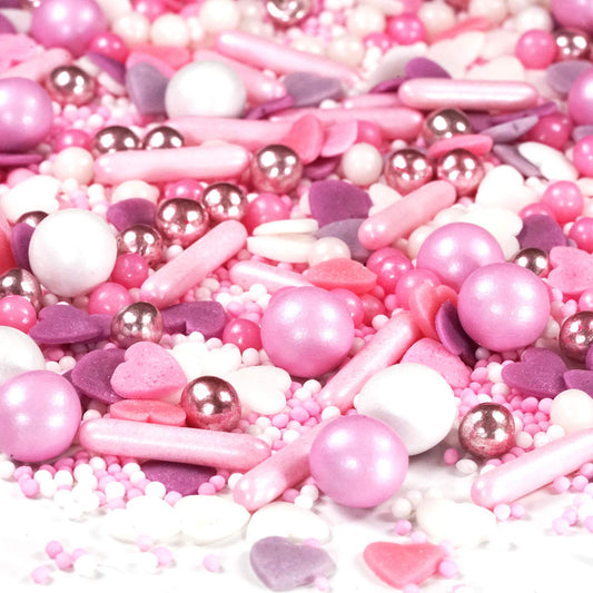 Streusel-Mix Dornröschen in Rosa und Weiss