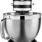 Yushkas Lieblings-Küchenmaschine! Kitchenaid Artisan mit 2 Schüsseln und Zubehör aus Edelstahl, 4.8 l