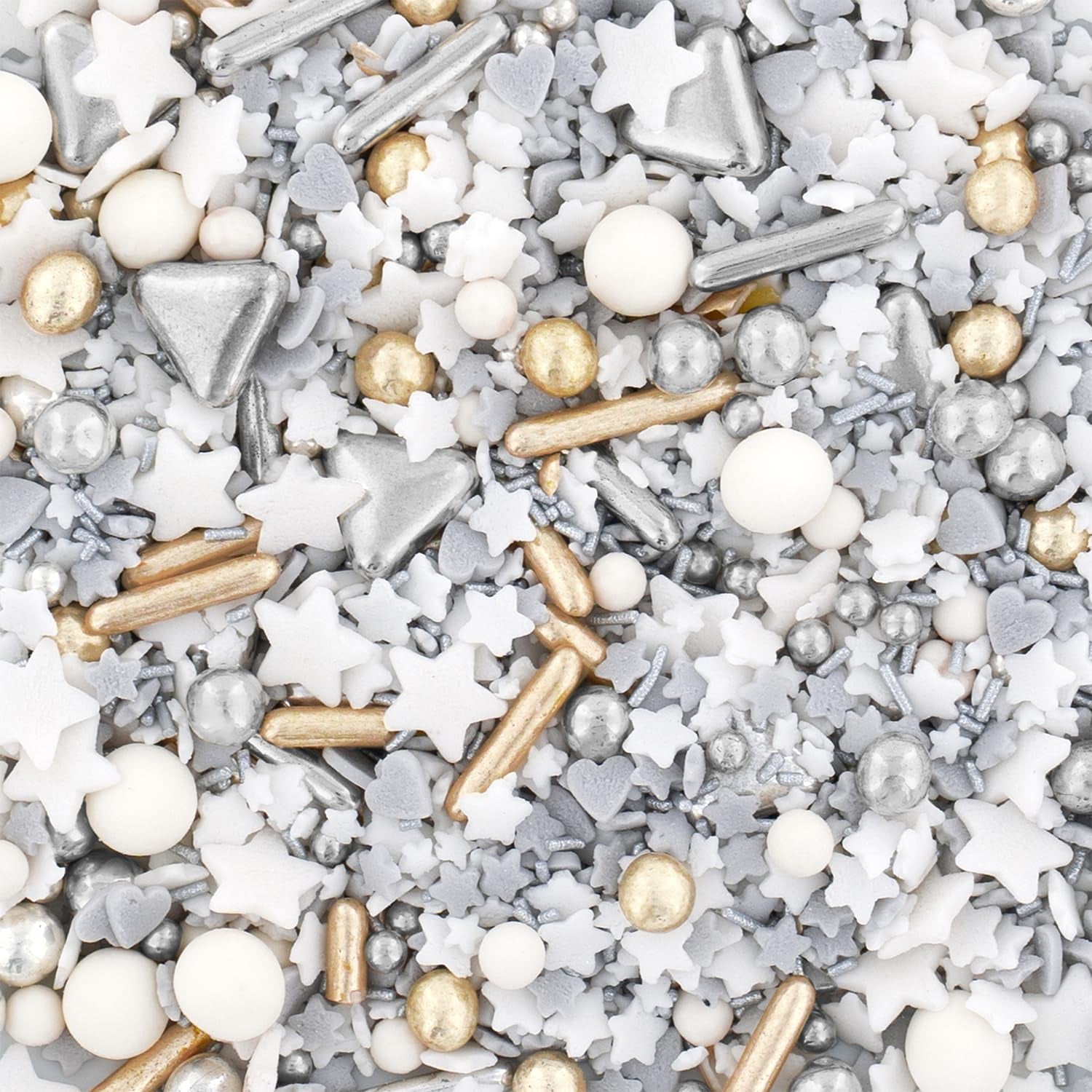 Weihnachtlicher Streuselmix White Glam