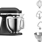 Yushkas Lieblings-Küchenmaschine! Kitchenaid Artisan mit 2 Schüsseln und Zubehör aus Edelstahl, 4.8 l