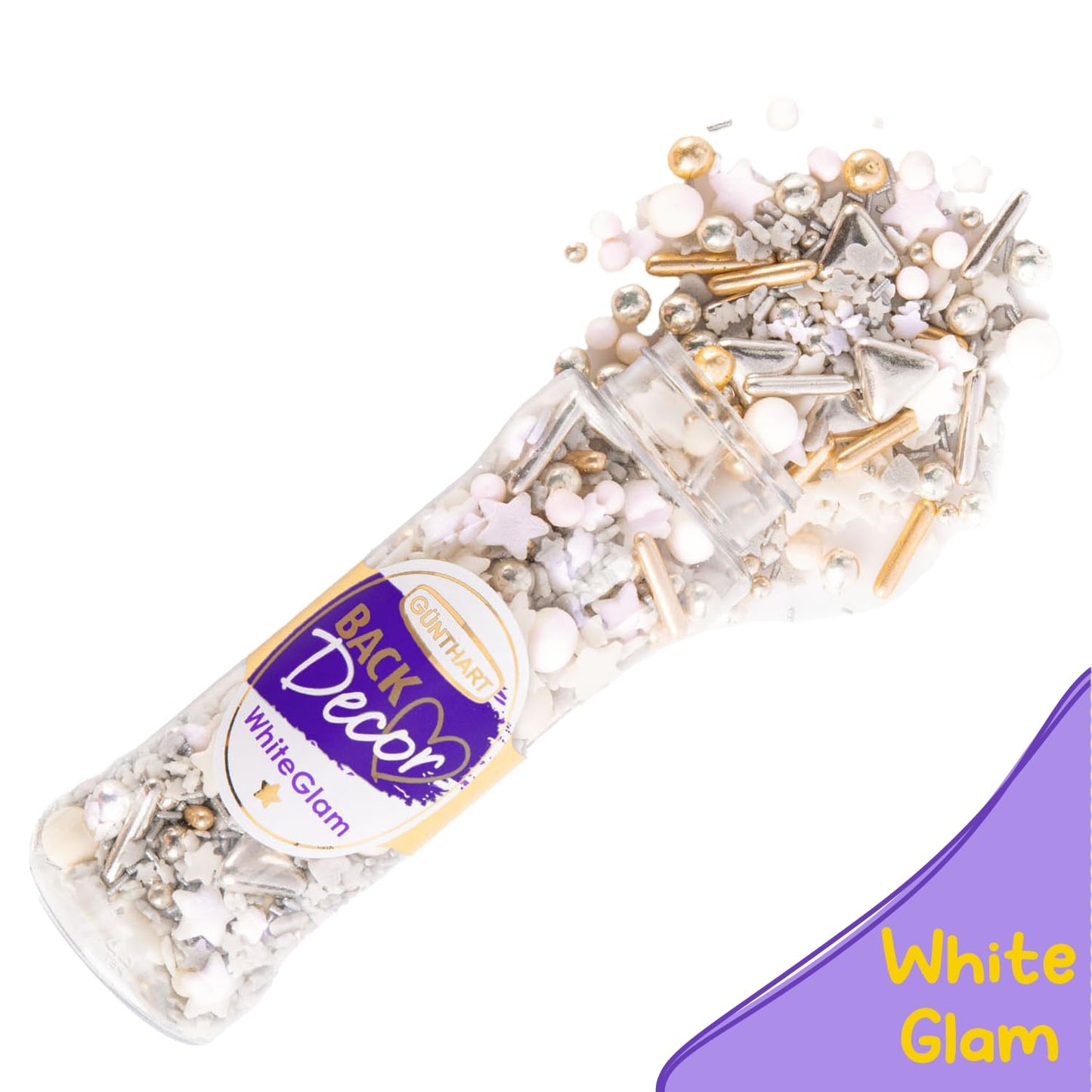 Weihnachtlicher Streuselmix White Glam