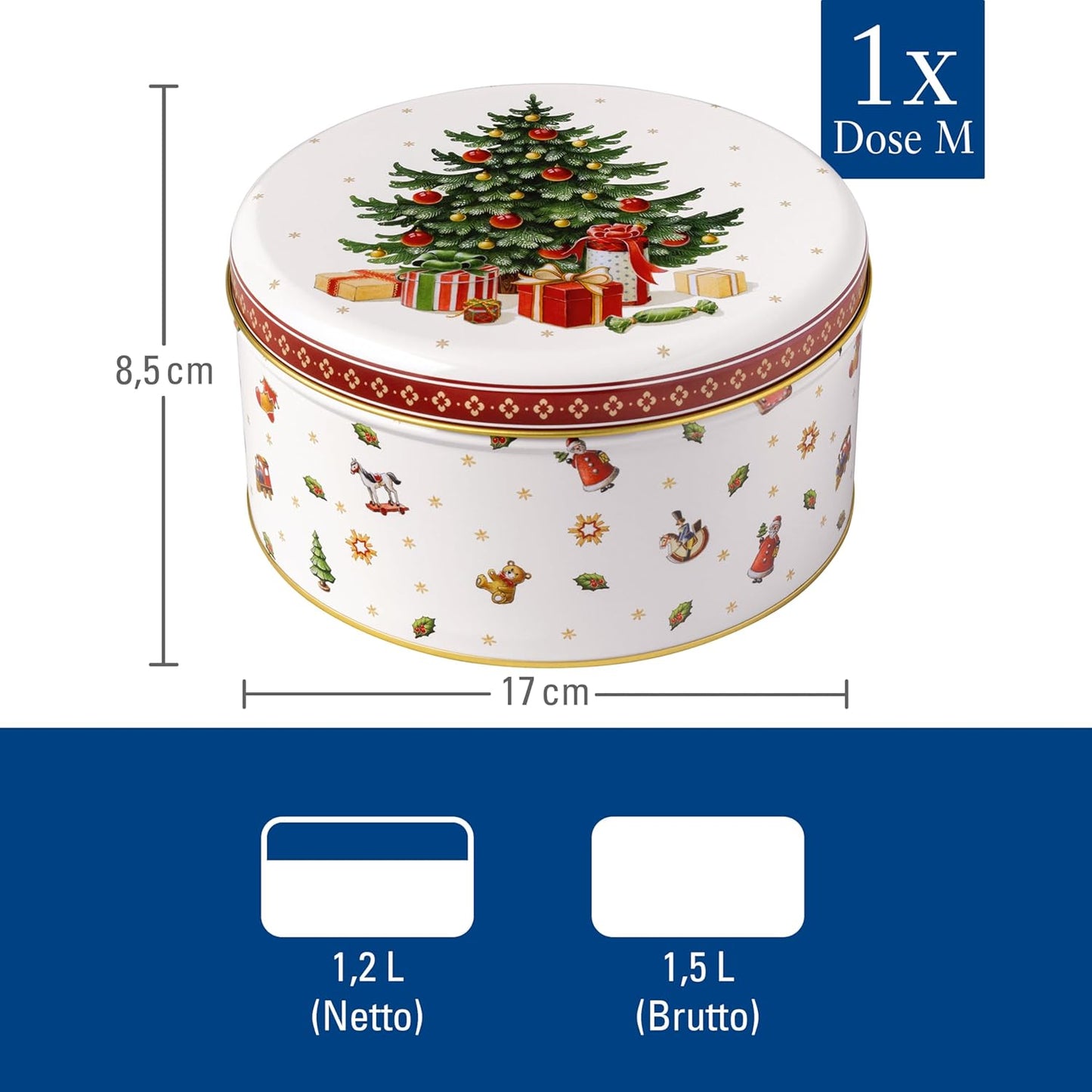 Wunderschönes Villeroy & Boch Gebäckdosen-Set