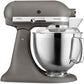 Yushkas Lieblings-Küchenmaschine! Kitchenaid Artisan mit 2 Schüsseln und Zubehör aus Edelstahl, 4.8 l