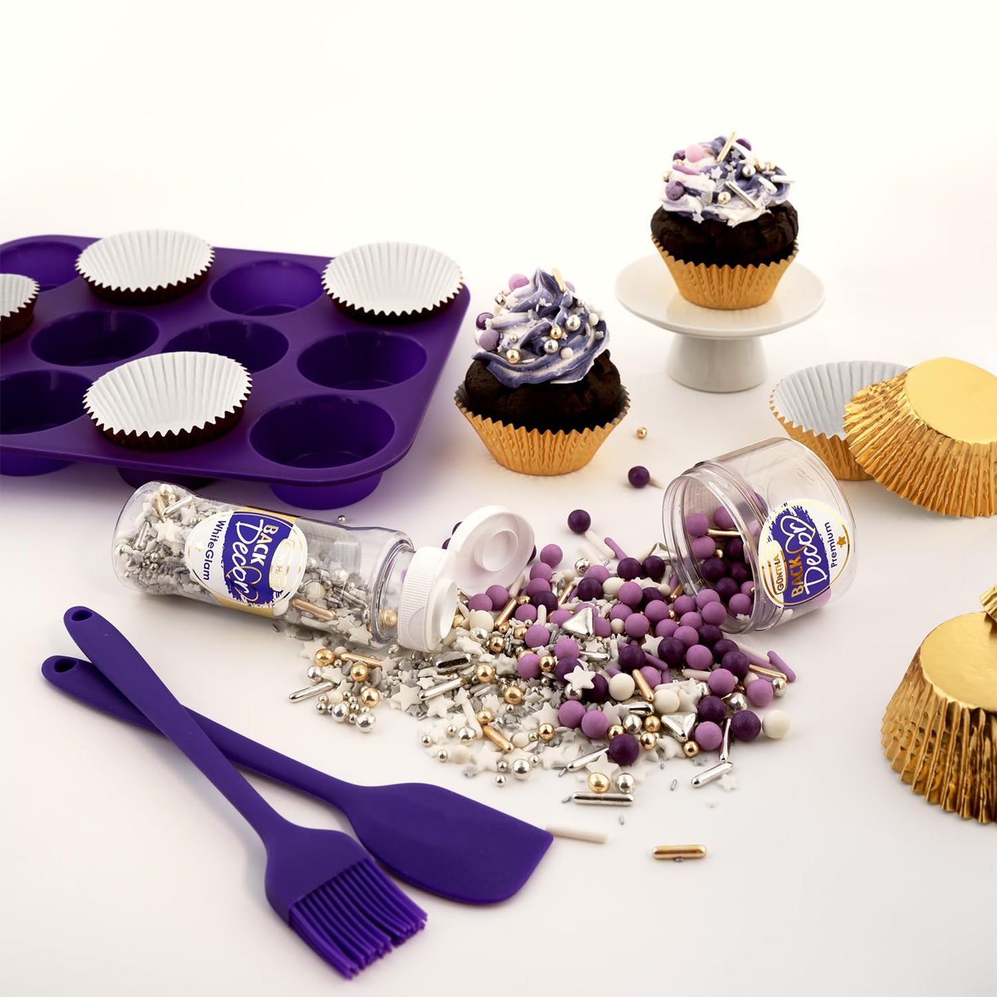 Weihnachtlicher Streuselmix White Glam