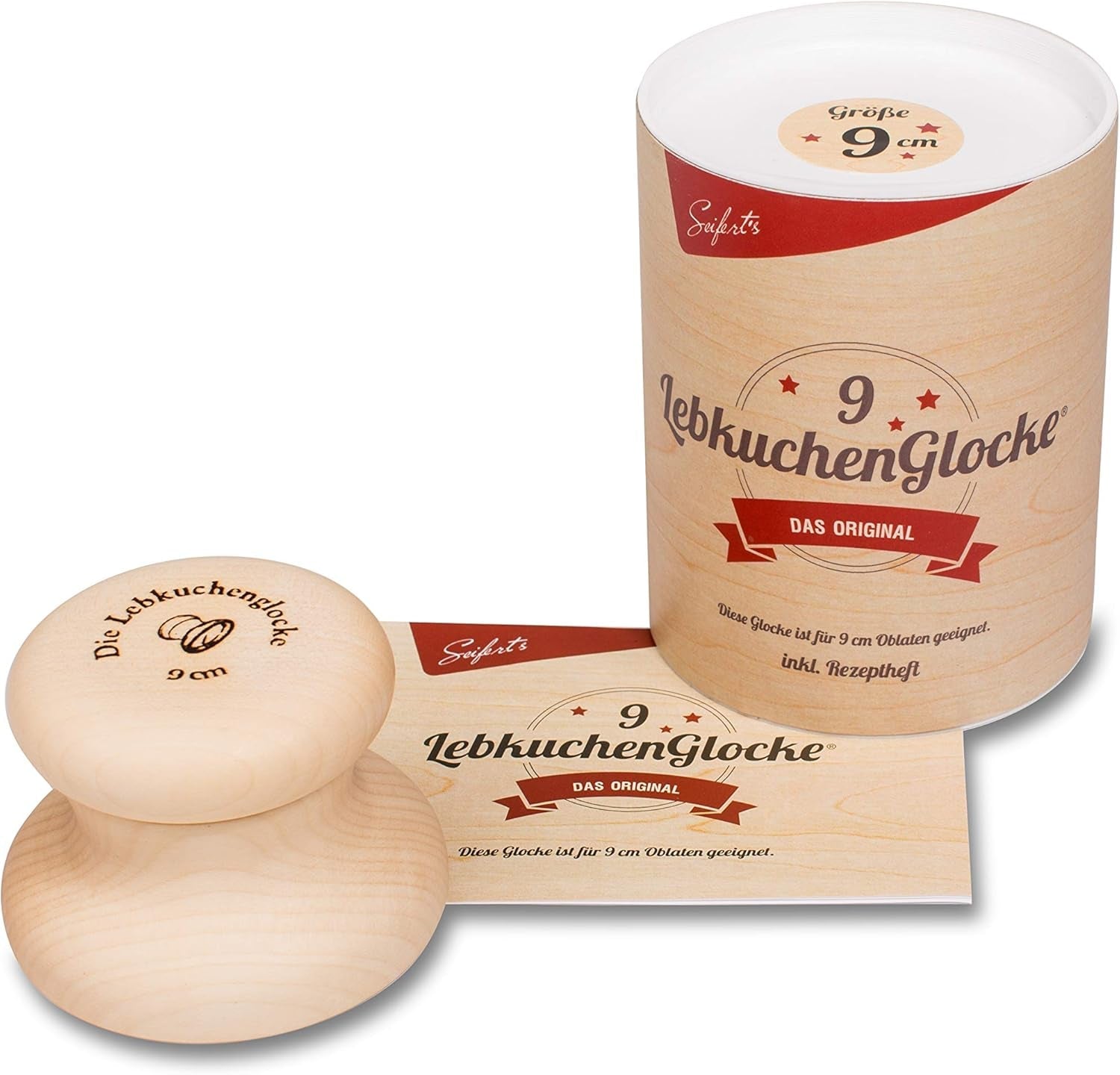 Lebkuchenglocke aus Holz