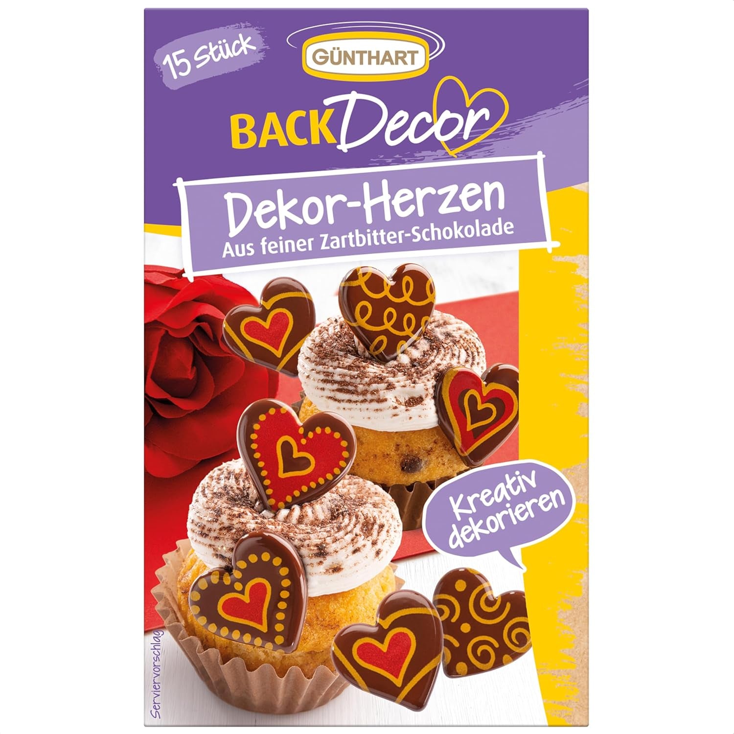 Back-Dekor für Deine Torten, Kuchen und Cupcakes