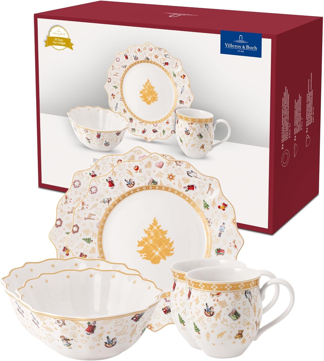 Villeroy & Boch Toy's Delight Frühstücksset für zwei Personen