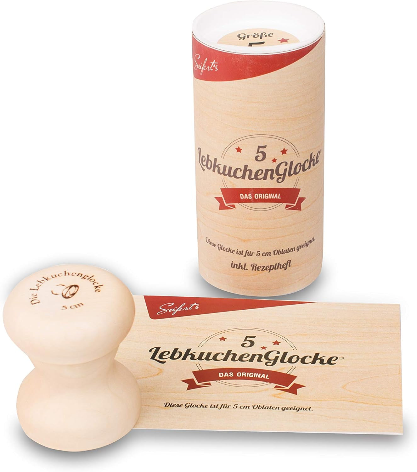 Lebkuchenglocke aus Holz