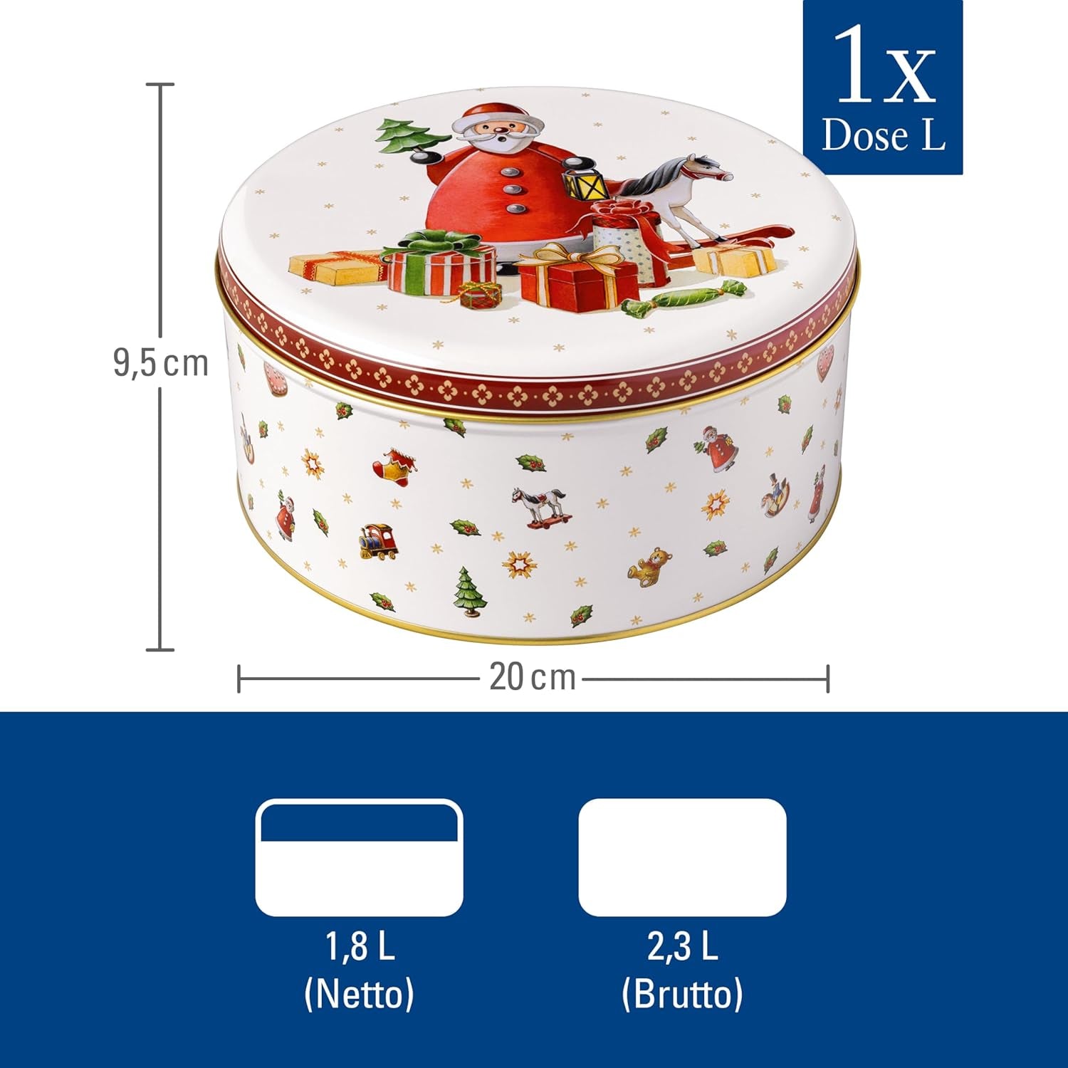 Wunderschönes Villeroy & Boch Gebäckdosen-Set