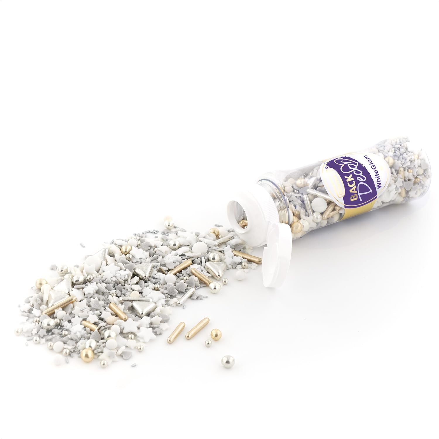 Weihnachtlicher Streuselmix White Glam