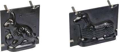 Osterbackformen Lamm und Hase, zweiteiliges Spar-Set