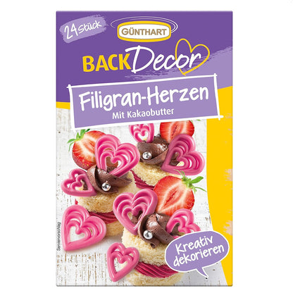 Back-Dekor für Deine Torten, Kuchen und Cupcakes