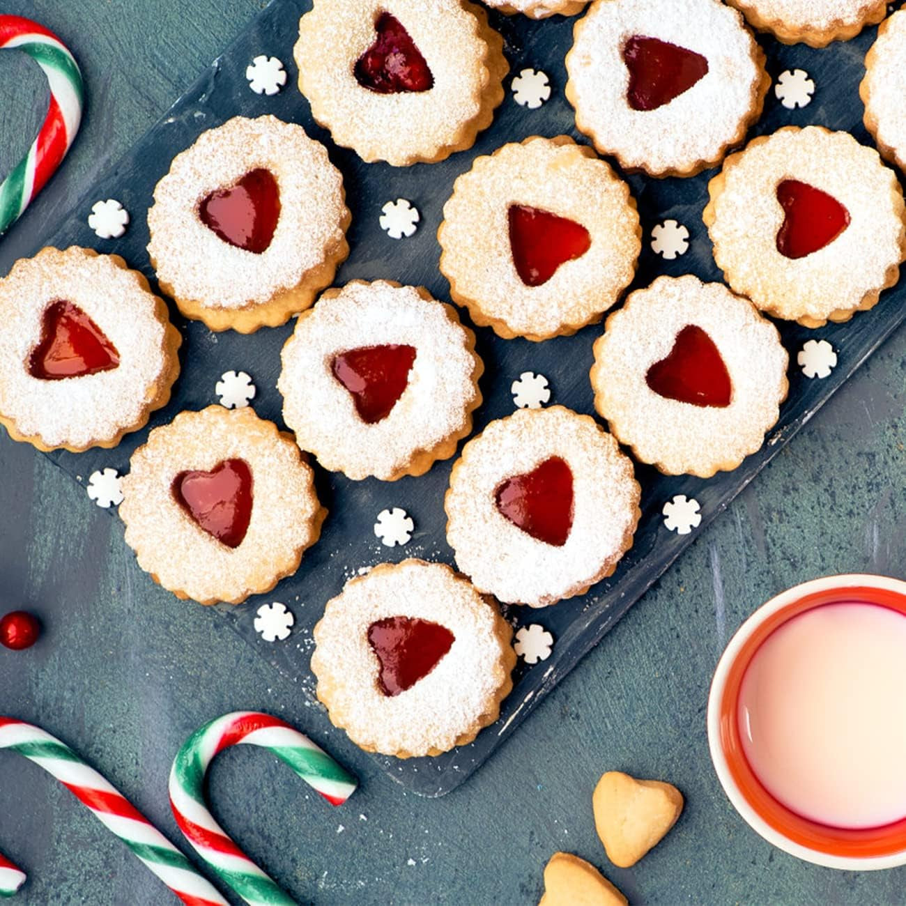 Linzer Ausstecher Set aus Edelstahl