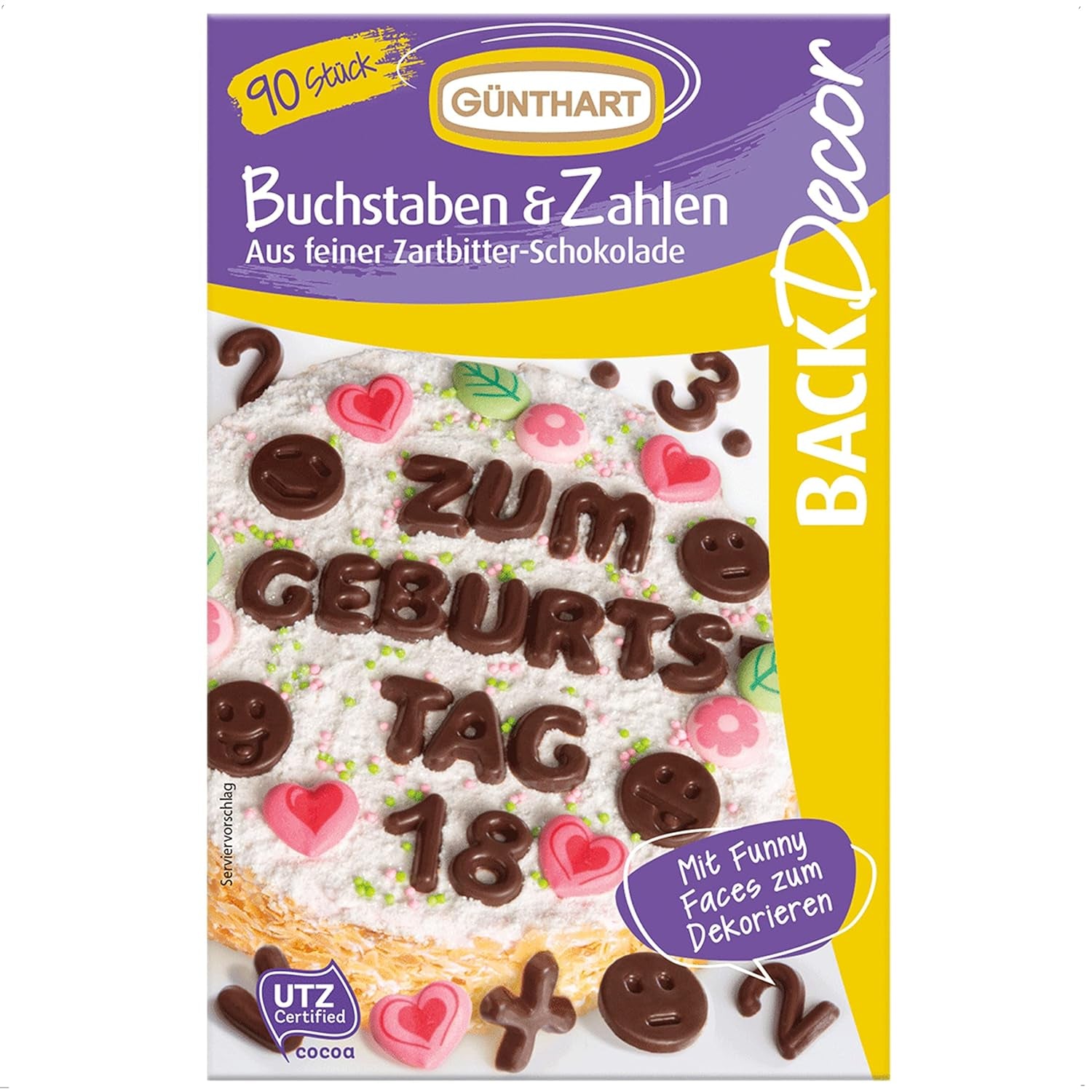 Back-Dekor für Deine Torten, Kuchen und Cupcakes