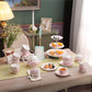 Kaffeetasse Und Untertasse, Shabby Chic, Vintage, Porzellan, Vogel Schmetterling, Flora, Geschenk-Box (Rose Pink)