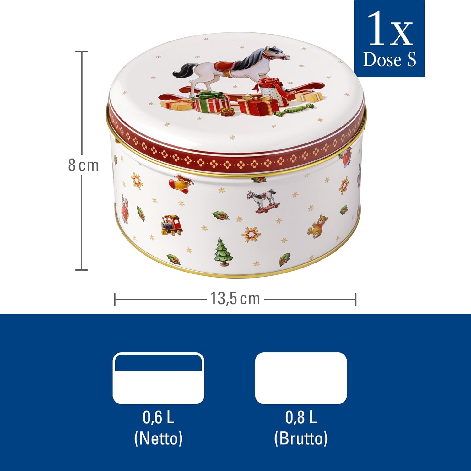 Wunderschönes Villeroy & Boch Gebäckdosen-Set