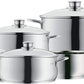 Fünfteiliges WMF-Topfset Diadem Plus