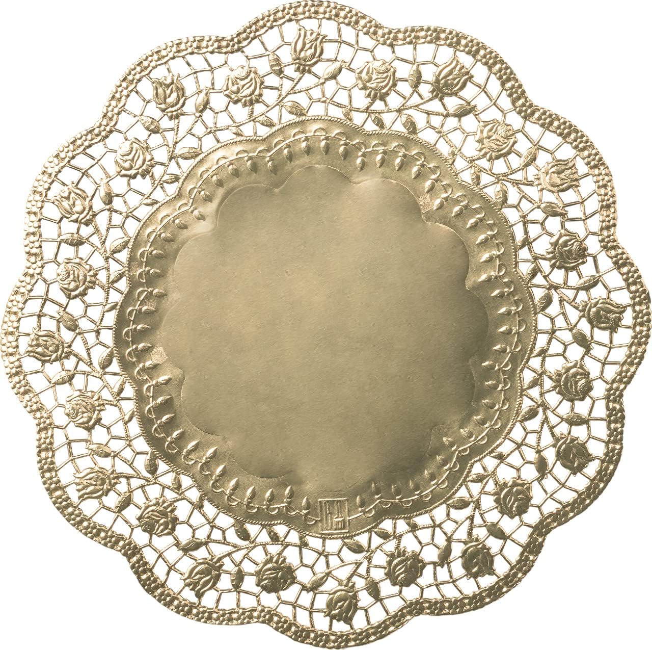 Goldene Tortenspitze - 100 Stück - Made in Germany