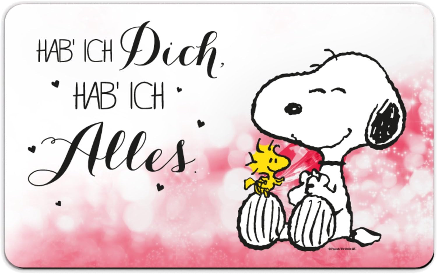 Snoopy Collection - Frühstücksbrettchen Hab ich Dich, Hab ich alles