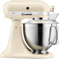 Yushkas Lieblings-Küchenmaschine! Kitchenaid Artisan mit 2 Schüsseln und Zubehör aus Edelstahl, 4.8 l