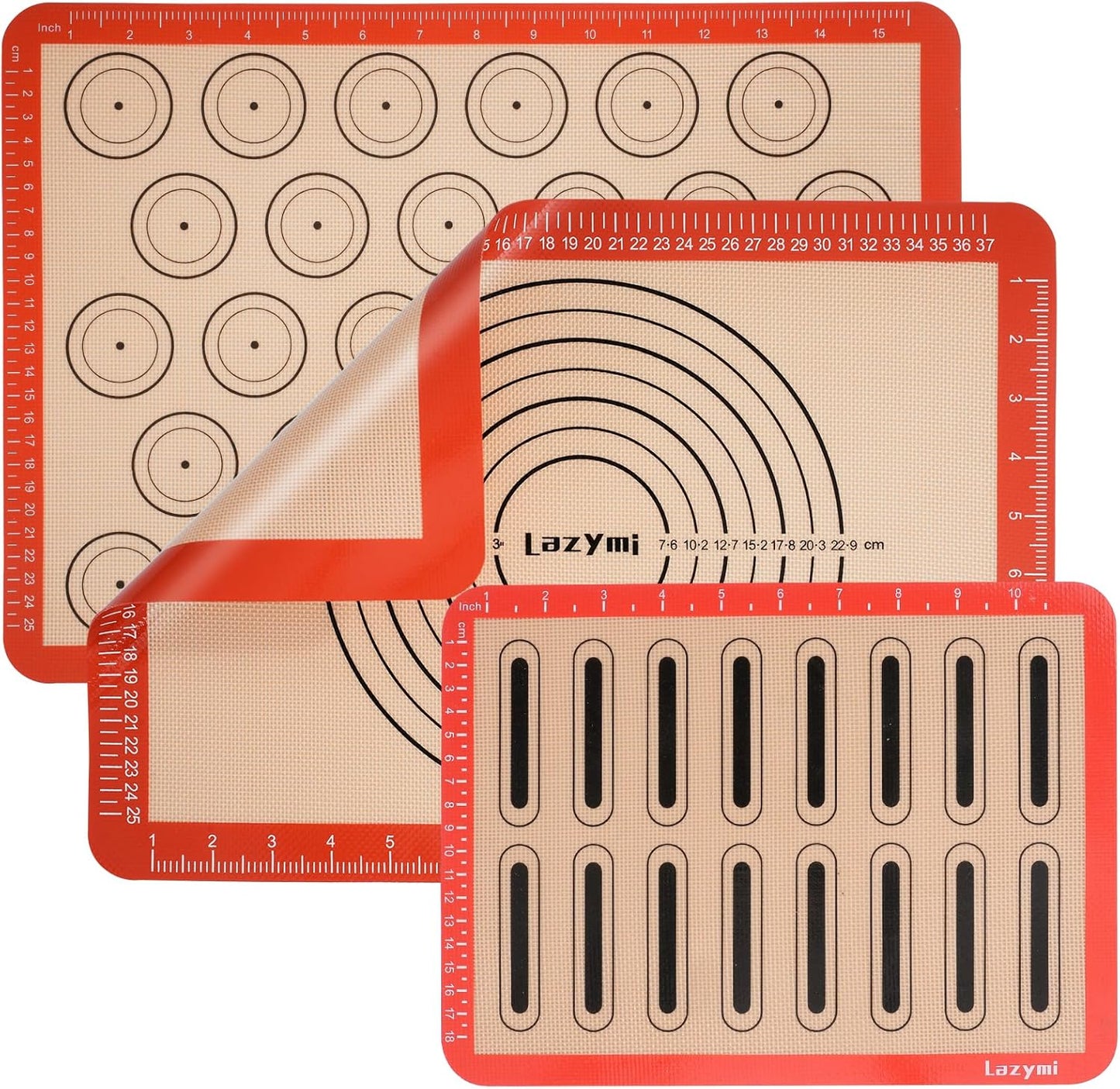 Yushkas Lieblings-Backmatten aus Silikon im Set