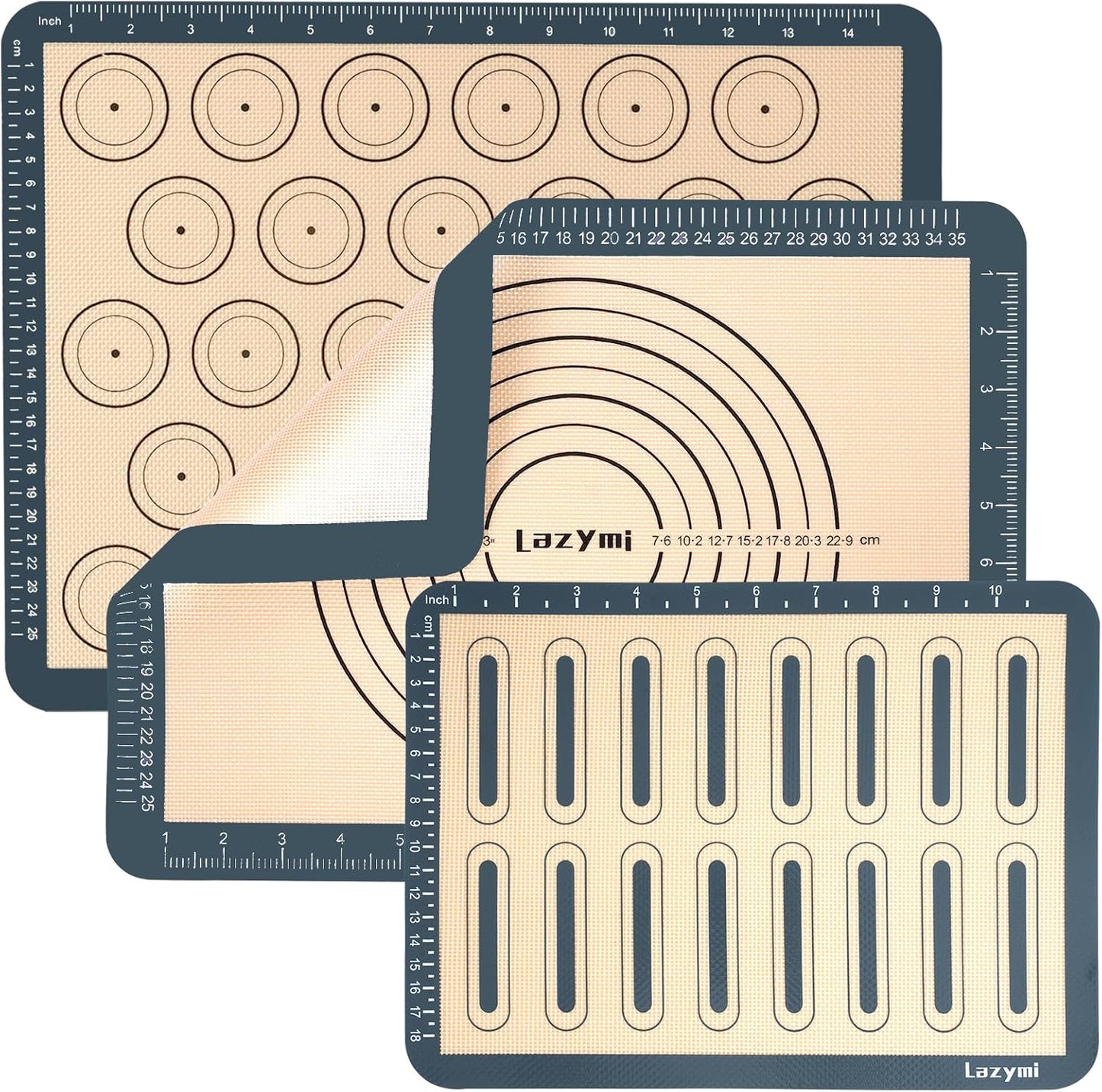 Yushkas Lieblings-Backmatten aus Silikon im Set