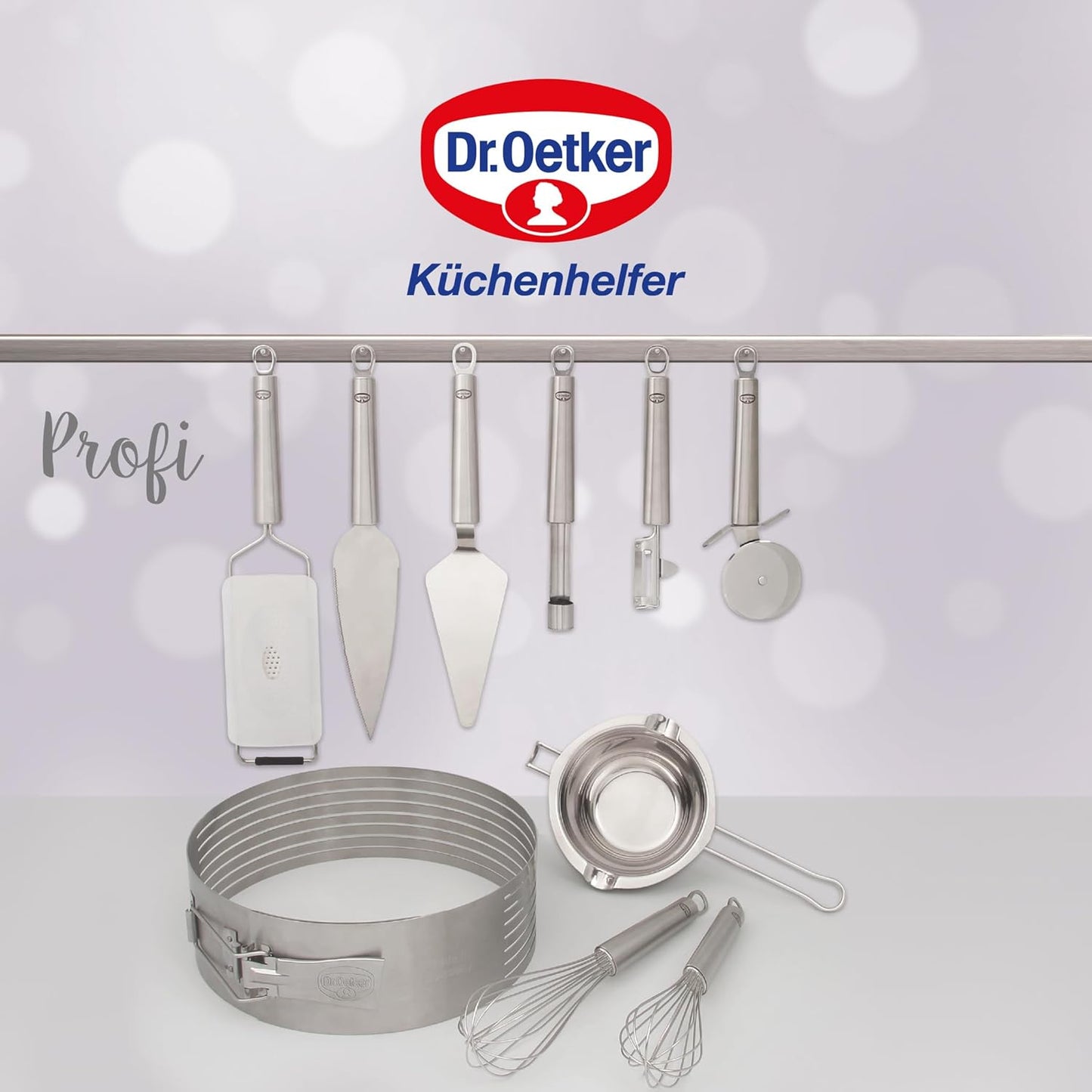 Yushkas Profi-Tortenmesser 2 in 1: Tortenmesser und Tortenheber