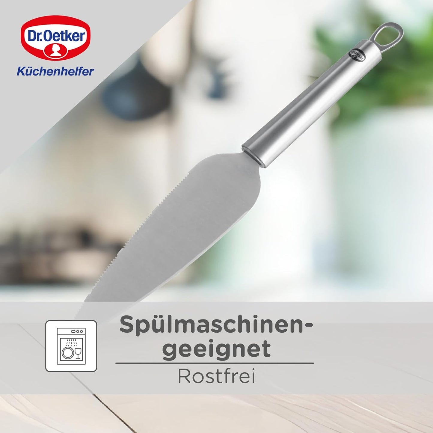 Yushkas Profi-Tortenmesser 2 in 1: Tortenmesser und Tortenheber