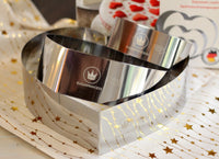 Yushkas Herzbackformen im Set aus hochwertigem Edelstahl