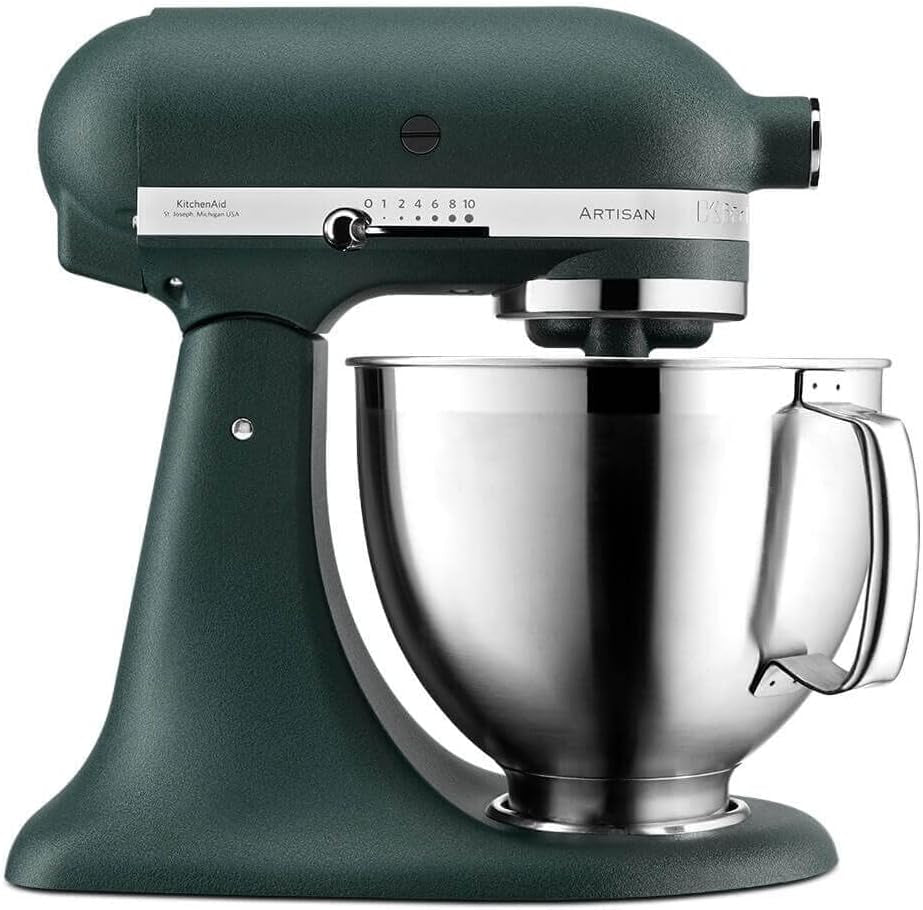 Yushkas Lieblings-Küchenmaschine! Kitchenaid Artisan mit 2 Schüsseln und Zubehör aus Edelstahl, 4.8 l