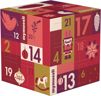 Müsli & Porridge Adventskalender 2025 | 12 x Müsli, 12 x Porridge im praktischen To-Go-Portionsbecher 