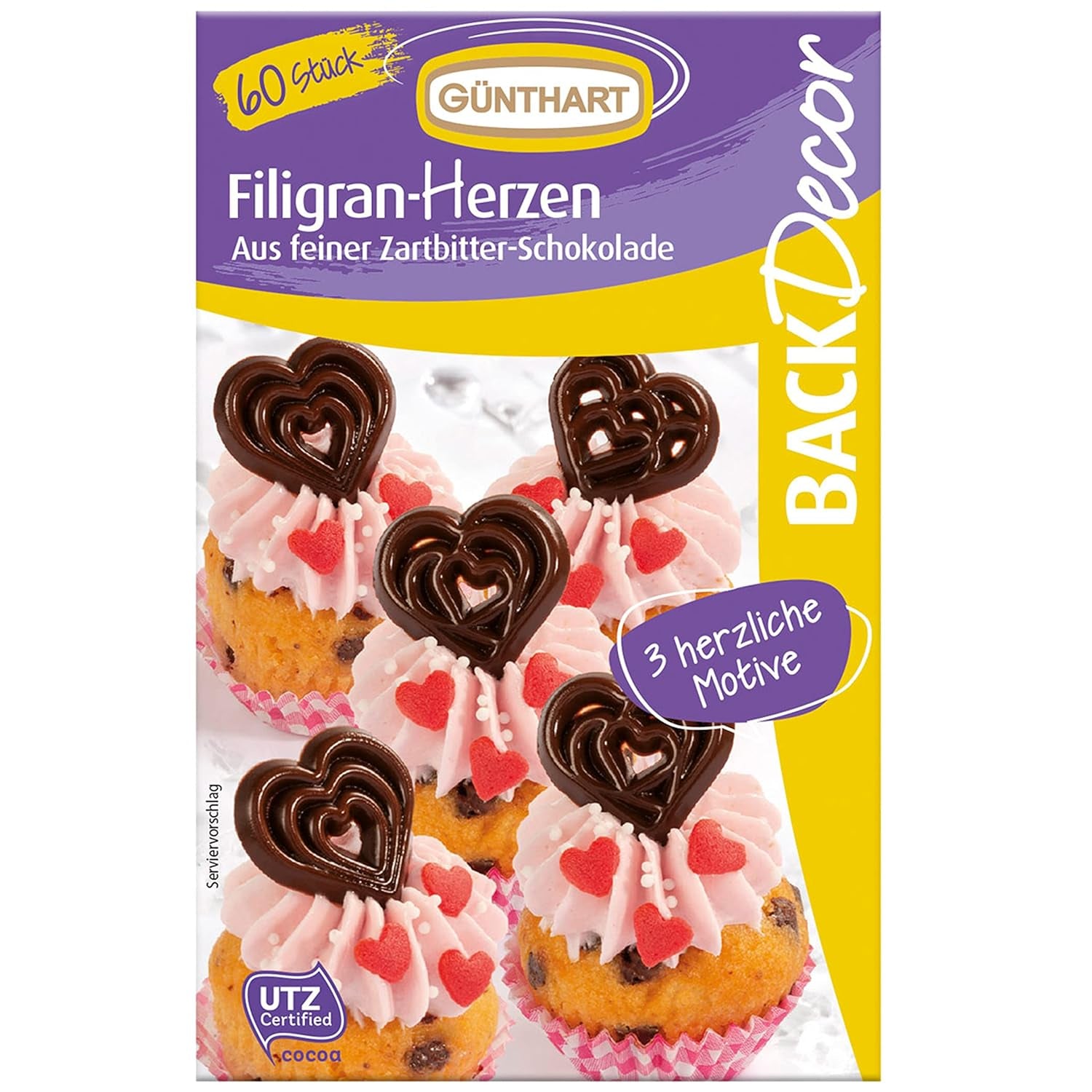 Back-Dekor für Deine Torten, Kuchen und Cupcakes