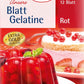 Blattgelatine für kalte und heiße Speisen