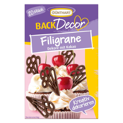 Back-Dekor für Deine Torten, Kuchen und Cupcakes