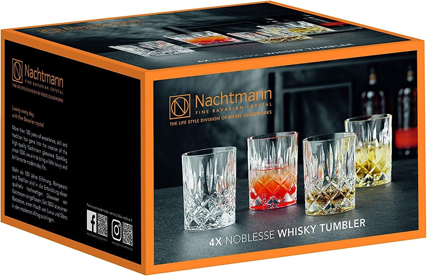 Dessertgläser | Whisky Gläser Set aus Kristallglas