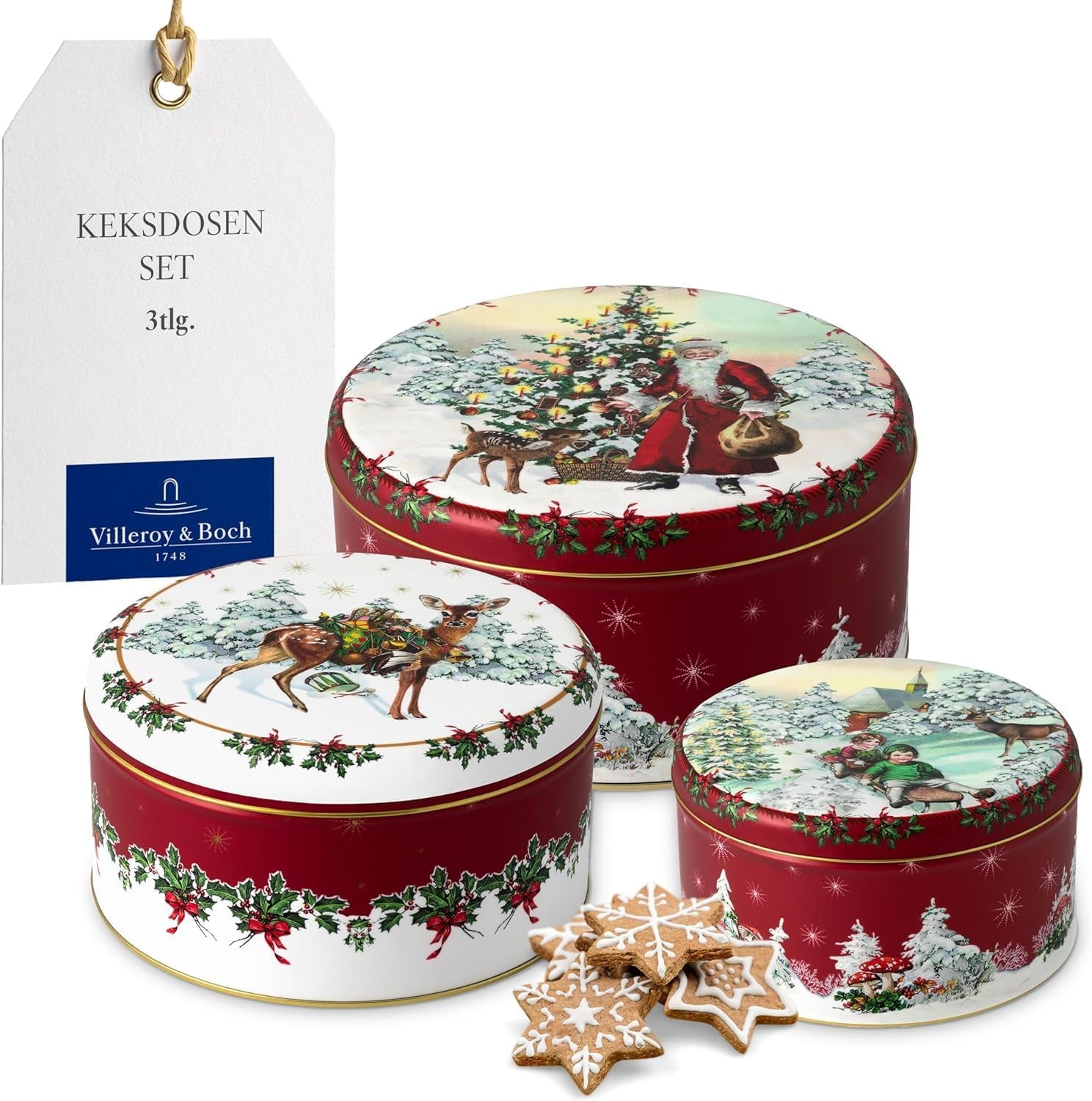 Wunderschönes Villeroy & Boch Gebäckdosen-Set