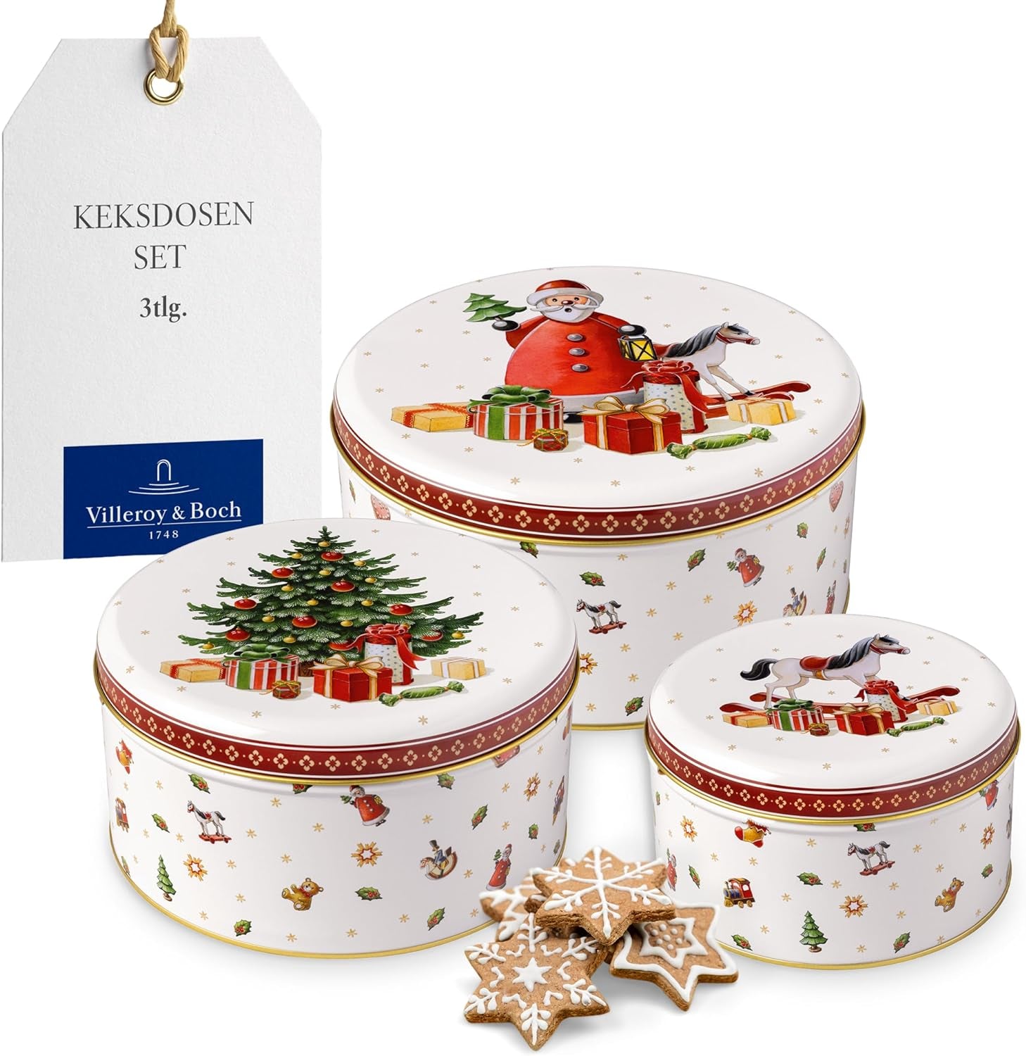 Wunderschönes Villeroy & Boch Gebäckdosen-Set